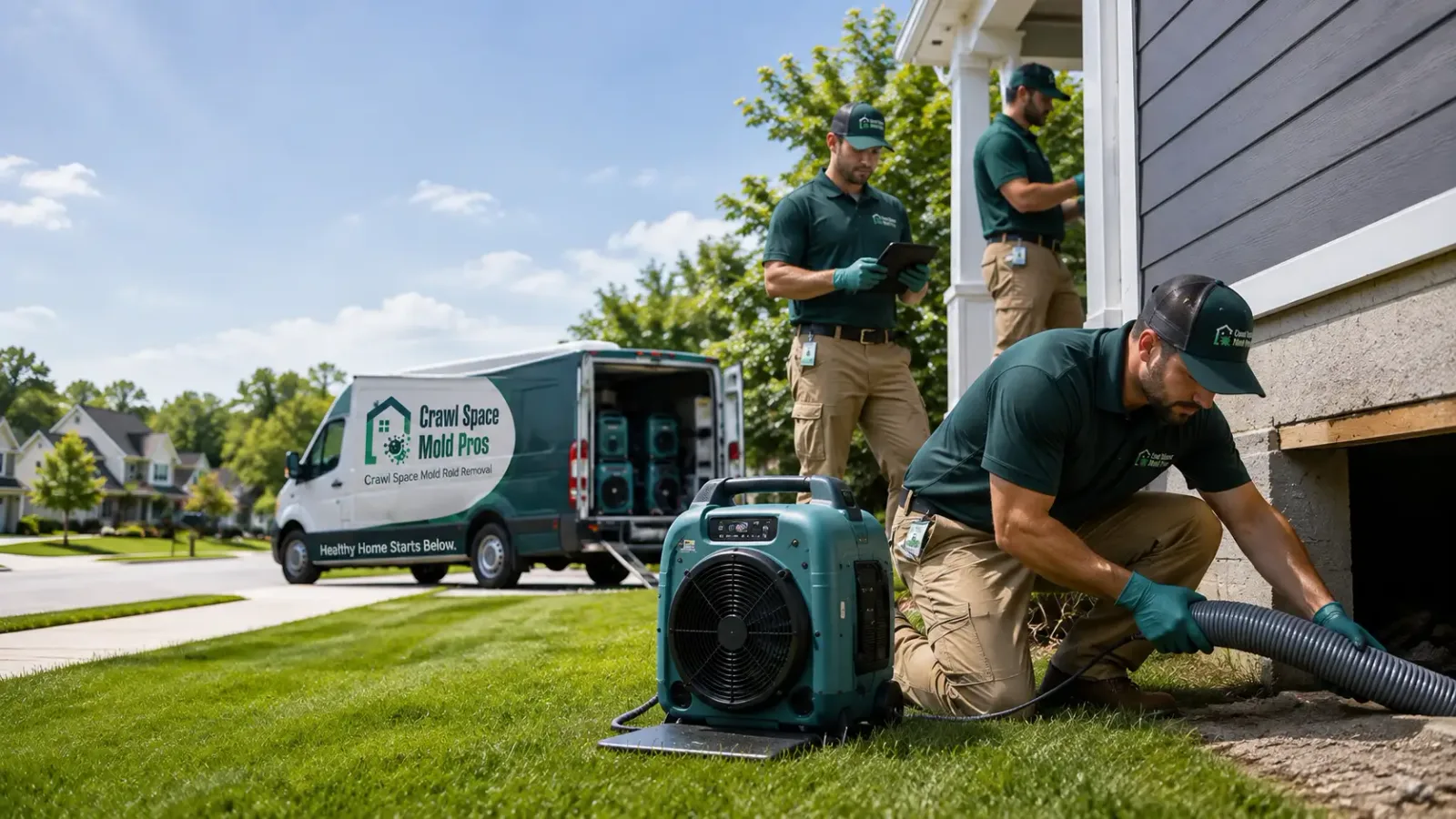 Crawl Space Mold Removal in Quinton, NJ